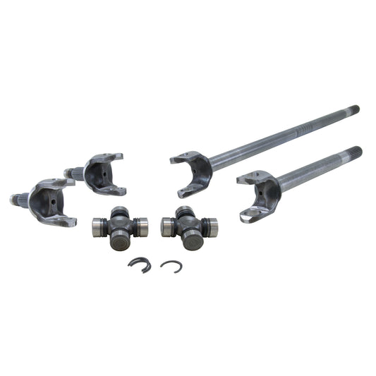 Chromoly Front Kit Dana 30 JK Non-Rubicon 27/32 Spline 706X Joint D30 JK 27 Spline 4340 Front Kit W/ 760X Fits '07-17 Yukon Gear & Axle