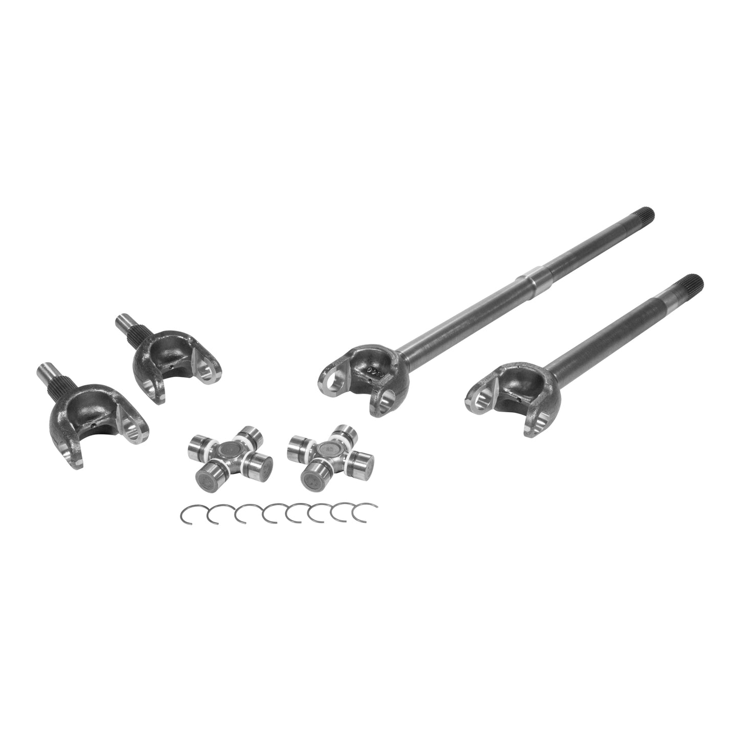 Chromoly Front Kit For Jl/Jt Rubicon Dana 44 32 Spline W/Fad Delete D44 JL & Jt Rubicon 32 Spline 4340 Front Kit Fad Delete W/ 7166 U/Joint Wide Trac Only Yukon Gear & Axle-3