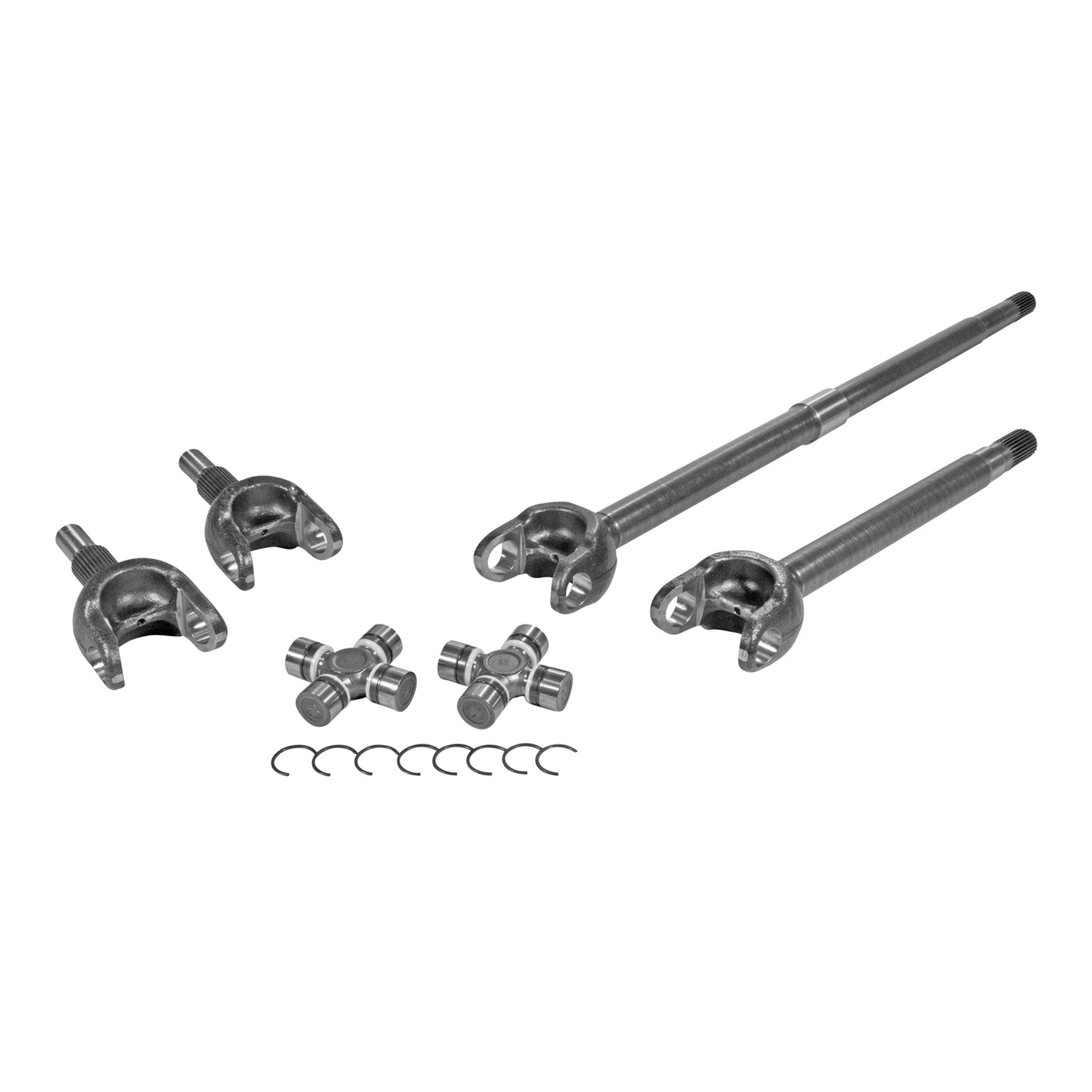 Chromoly Front Kit For Jeep JL Dana 30 27 Spline With Fad Delete D30 JL 27 Spline 4340 Front Kit Fad Delete W/ 7166 Yukon Gear & Axle-3