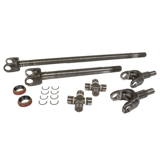 Chromoly Front Kit For Dana 30 Both Sides 30 Spline 733X U-Joints Dana 30 Jk 4340 Front Kit W/ 30 Spline Inner 1350 U/Joint Fits '07-'17 Yukon Gear & Axle
