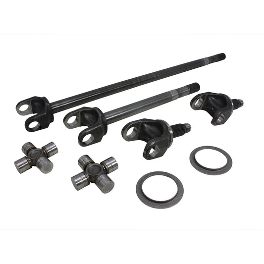 Chromoly Front Kit Chrylser 9.25 Diff 33/35 Spline 1555 U-Joints 9.25 Chy '10-'13 4340 Front Kit W/ 1555 U/Joint 33 Spline Inner& 35 Spline Outer Yukon Gear & Axle