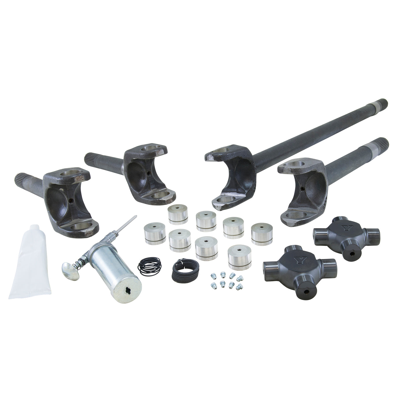 Chromoly Front Kit For Dana 60 35 Spline Both Sides Super Joints D60 78-79 Ford Sno Fighter 35 Spline 4340 Front Kit W/ Super-Joint (Assm Req) Yukon Gear & Axle