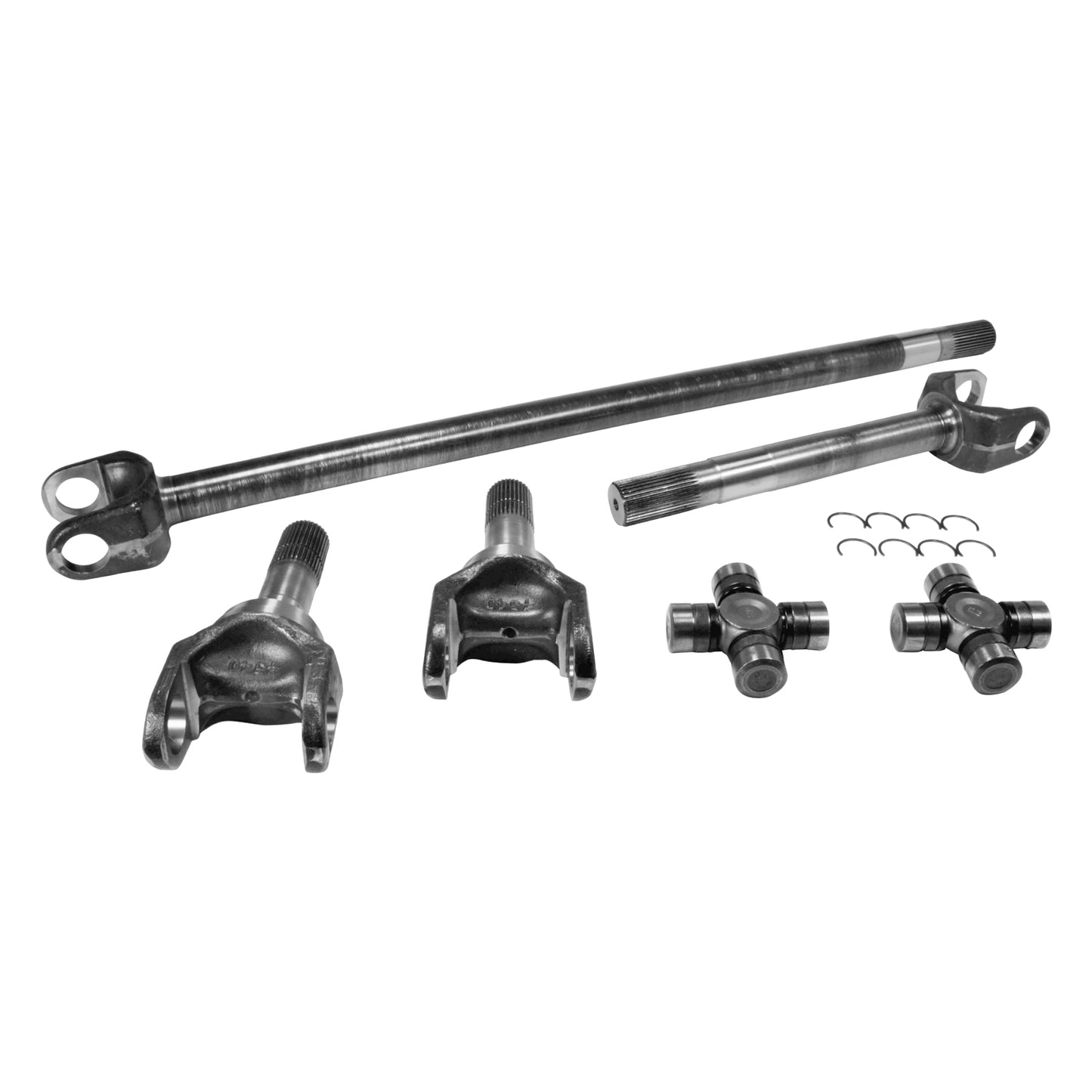Chromoly Front Kit For Dana 60 Differential 35 Spline Reg U-Joint D60 99-04 F250/ F350 35/35 Spline 4340 Front Kit W/ 1480 U/Joints (ASSM REQ) Yukon Gear & Axle