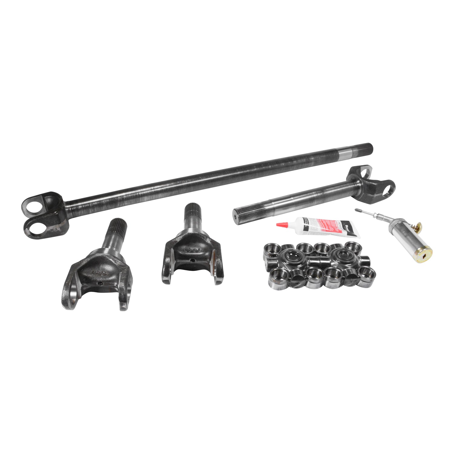 Chromoly Front Kit For Dana 60 With Super Joint 35 Spline D60 99-04 F250/ F350 35/35 Spline 4340 Front Kit W/ 1480 Super Joints (ASSM REQ) Yukon Gear & Axle