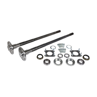 Chromoly Rear Kit D44 JL Rubicon Jt Gladiator Wide Track W/E-Locker D44 JL Rubicon (Drf) Large Bearing 4340 Rear Kit 33.9 Inch Right Hand & 32.2 Inch Left Hand W/ Bearings Yukon Gear & Axle-2