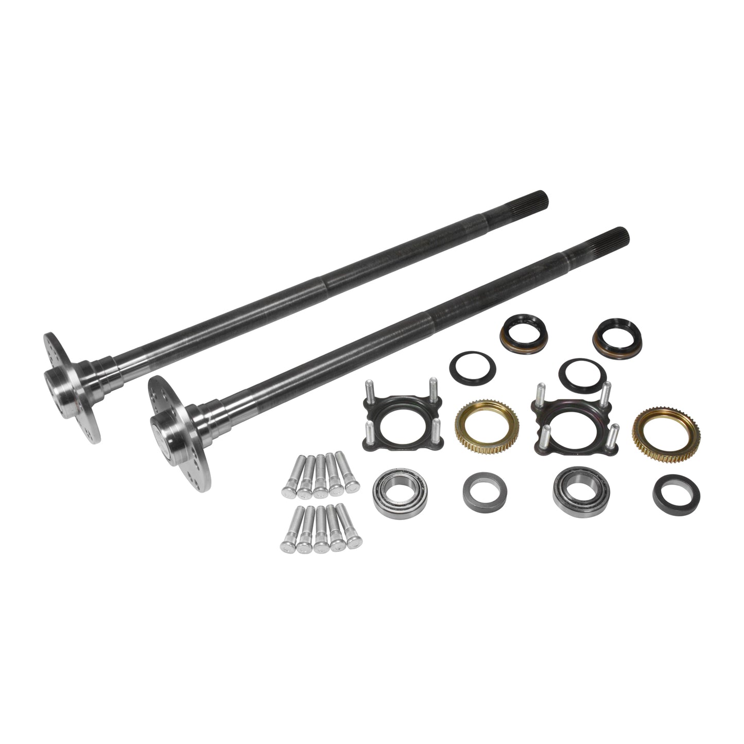 Chromoly Rear Kit For Dana 44 Wide Track 32 Spline 33.1 Long D44 Jt Non Rubicon Wide Track (Drf) 4340 Rear Kit 33.1 Inch Right Hand & Left Hand W/ Bearings Yukon Gear & Axle