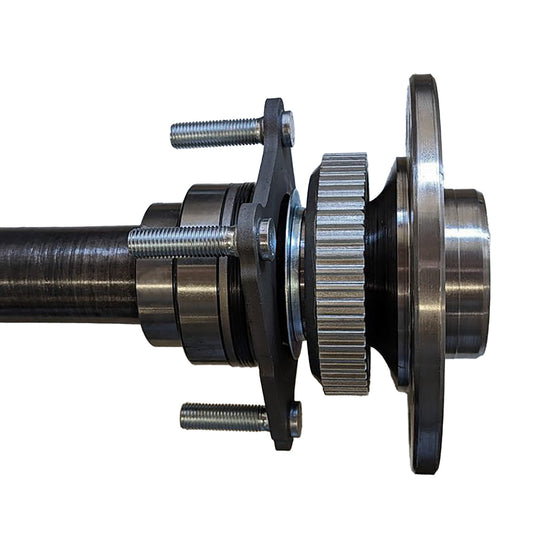 Chromoly Rear Kit Dana 44 Narrow Track W/Elocker Right Hand 33.25 Long D44 JL Rubicon 33.25 Inch Right Hand Small Bearing SET10 (Dre) 32 Spline 4340 Rear Kit Double Drilled Yukon Gear & Axle-1