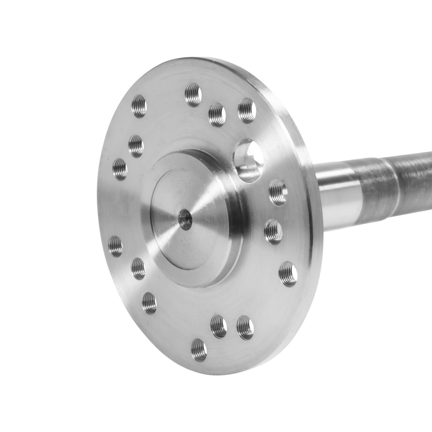 Chromoly Shaft For Ford 8.8 Differential 29.5 Inch Long 35 Spline 8.8 Inch Ford Aftermarket 35 Spline Cut To Fit (21.0 Inch -29.5 Inch ) Triple Drilled 5x4.5 Inch / 5x5.0 Inch / 5x5.5 Inch Yukon Gear & Axle
