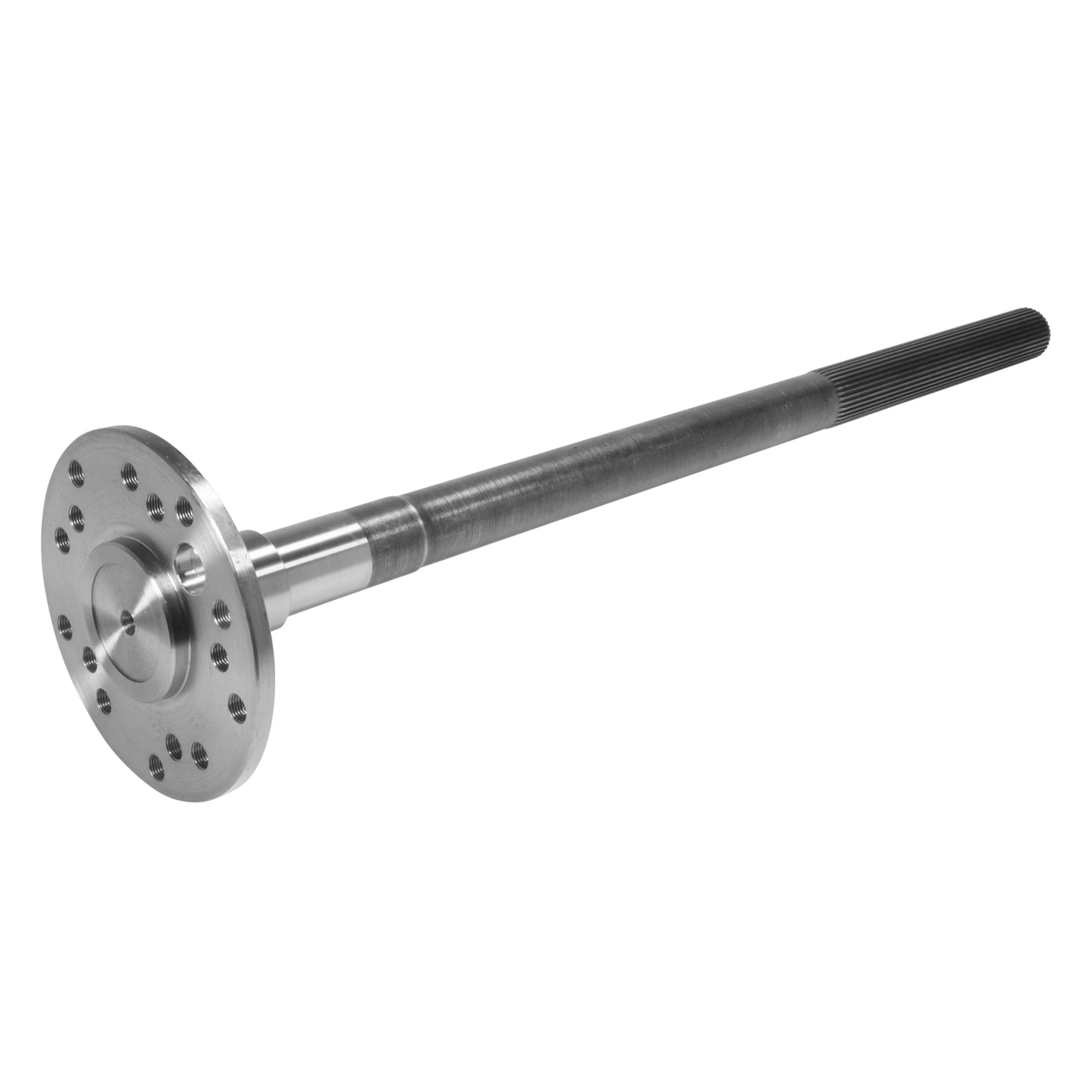Chromoly Shaft For Ford 8.8 Differential 29.5 Inch Long 35 Spline 8.8 Inch Ford Aftermarket 35 Spline Cut To Fit (21.0 Inch -29.5 Inch ) Triple Drilled 5x4.5 Inch / 5x5.0 Inch / 5x5.5 Inch Yukon Gear & Axle-1