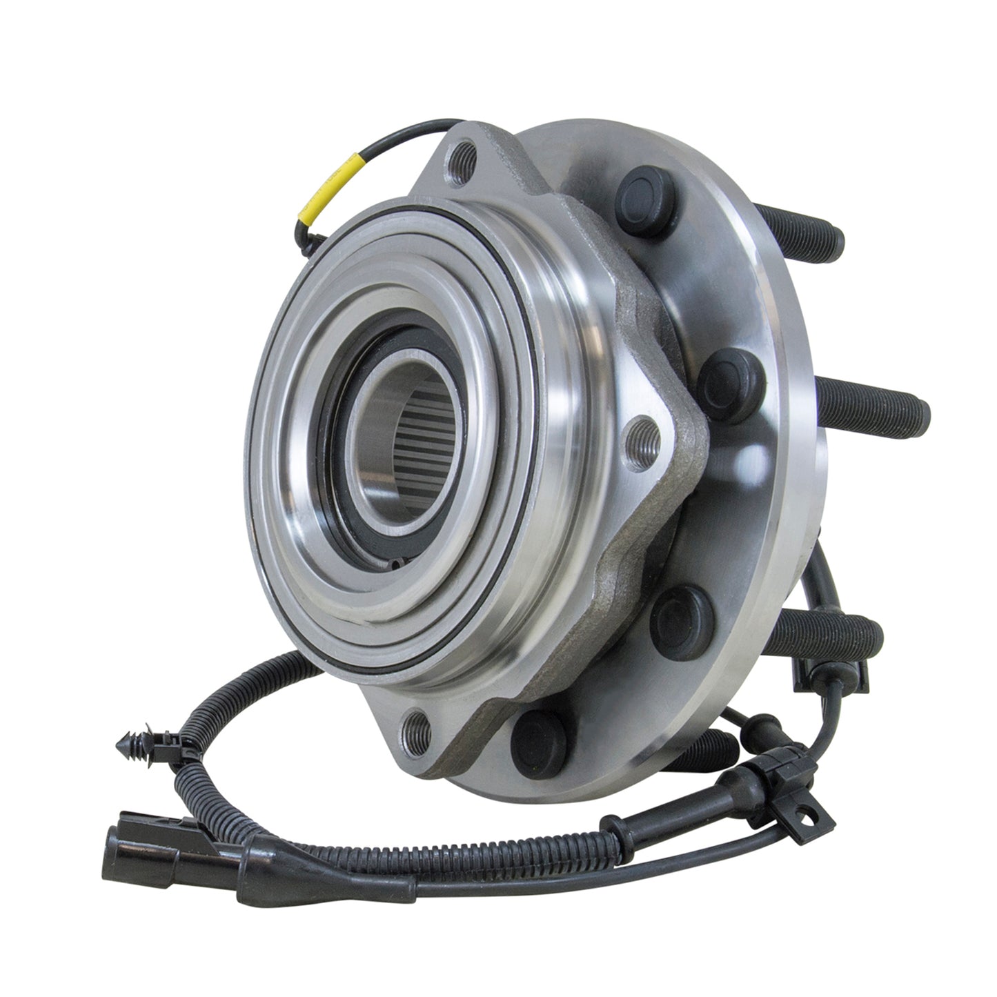 Front Unit Bearing & Hub Assembly For 2005-2010 F250 & F350 Srw 05-'10 Ford F250 & F350 Front Wheel Bearing & Hub Assy 4WD Srw Yukon Gear & Axle