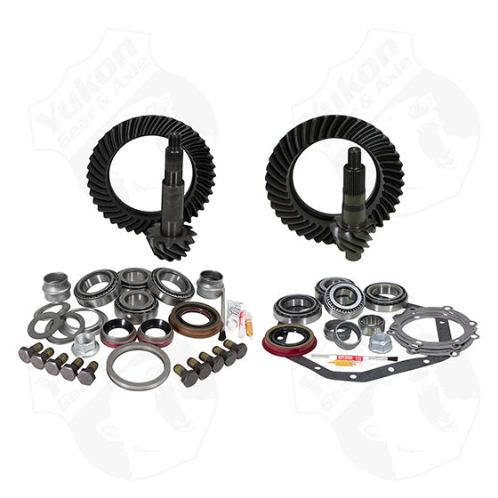 Yukon Gear & Axle Yukon Gear And Install Kit Package For Reverse Rotation Dana 60 And 99 And Up GM 14T 4.56-5.38 Thick Yukon Gear & Axle
