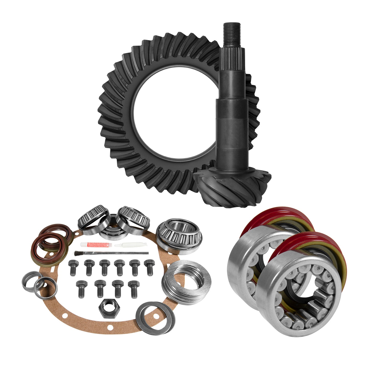 8.6 Inch GM 3.42 Rear Ring & Pinion Install Kit Bearings & Seal 8.6 Inch GM 3.42 Rear R&P / Install Kit Package W/ Ak C10 '09&Up Trk & Suv Yukon Gear & Axle-5