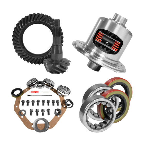 Yukon Gear & Axle 9.25 inch CHY 3.91 Rear Ring and Pinion Install Kit 31 Spline Positraction 1.62 inch Axle Bearings Yukon Gear & Axle