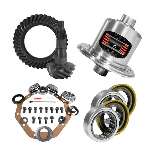 Yukon Gear & Axle 9.25 inch CHY 3.91 Rear Ring and Pinion Install Kit 31 Spline Positraction 1.7 inch Axle Bearings Yukon Gear & Axle