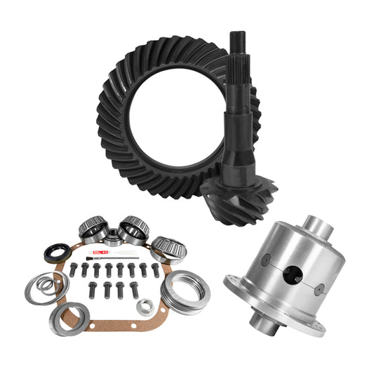 10.5 inch Ford 3.73 Rear Ring and Pinion Install Kit 35 Spline Positraction Yukon Gear & Axle
