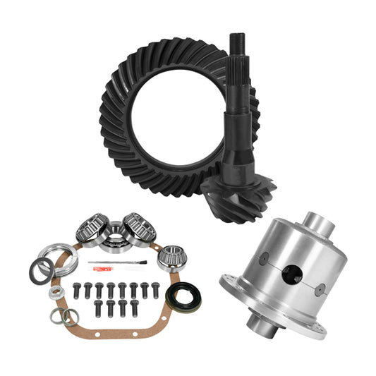 10.5 inch Ford 3.73 Rear Ring and Pinion Install Kit 35 Spline Positraction Yukon Gear & Axle