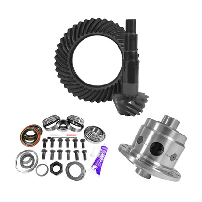 11.25 inch Dana 80 4.11 Rear Ring and Pinion Install Kit 35 Spline Positraction 4.375 inch BRG Yukon Gear & Axle