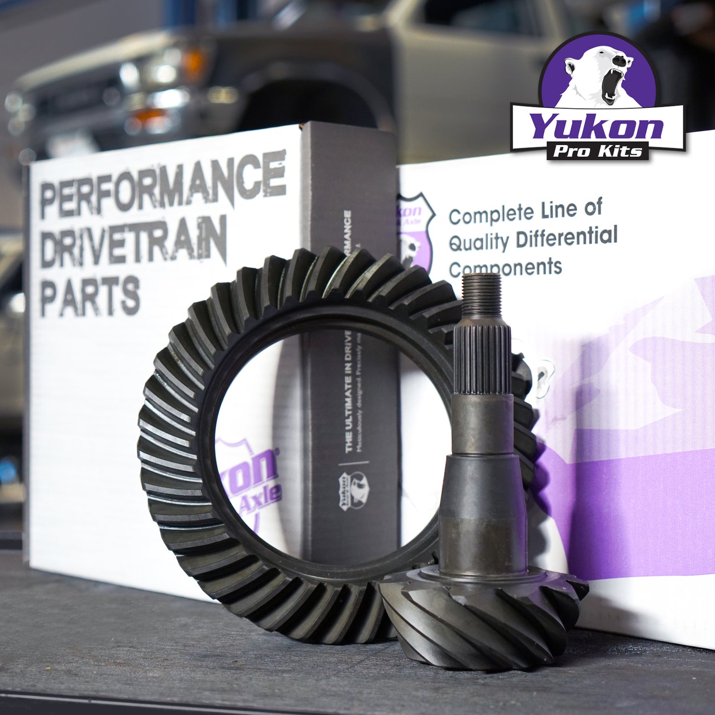 11.25 Inch Dana 80 4.30 Rear Ring & Pinion Install Kit 35 Spline Posi 4.375 Inch Bearing D80/ 11.25 Inch Dana 4.30 Rear R&P / Install Kit Package With Posi 4.375 Inch OD Head Bearing Yukon Gear & Axle-4