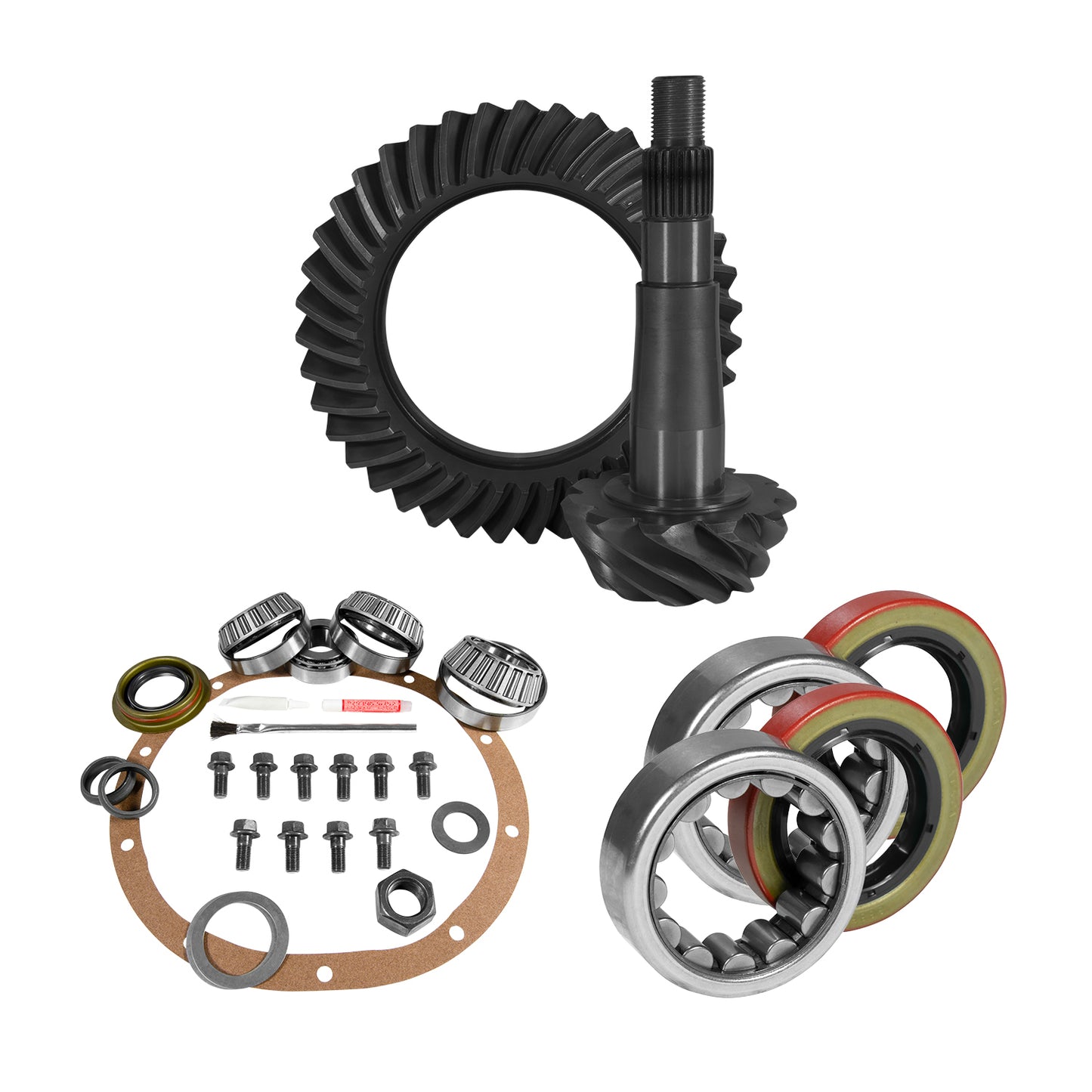 8.25 Inch Chy 3.91 Rear Ring & Pinion Install Kit 1.618 Inch Id Bearings & Seals 8.25 Inch Chy 3.90 Rear R&P / Install Kit Package With Ak 1559 (1.618 Inch Id) '76-'04 Yukon Gear & Axle-5