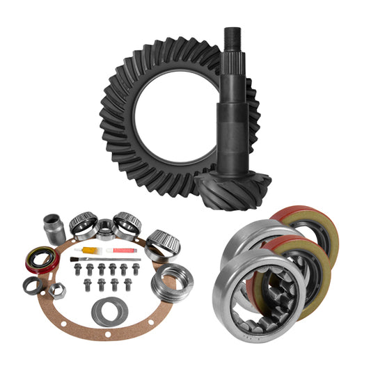Yukon Gear & Axle 8.2 inch GM 3.08 Rear Ring and Pinion Install Kit 2.25 inch OD Axle Bearings and Seals Yukon Gear & Axle