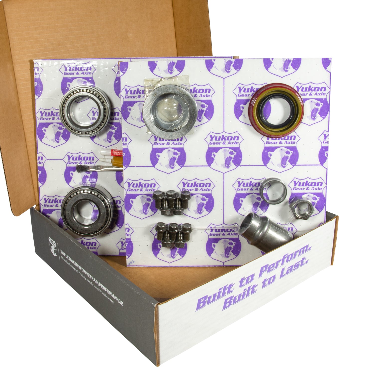 8.2 Inch GM 3.73 Rear Ring & Pinion Install Kit 28 Spline Posi 2.25 Inch Bearings 8.2 GM 3.73 Rear R&P / Install Kit Package With Posi & Ak 1563 Bearings (2.25 Inch Od) Yukon Gear & Axle-3