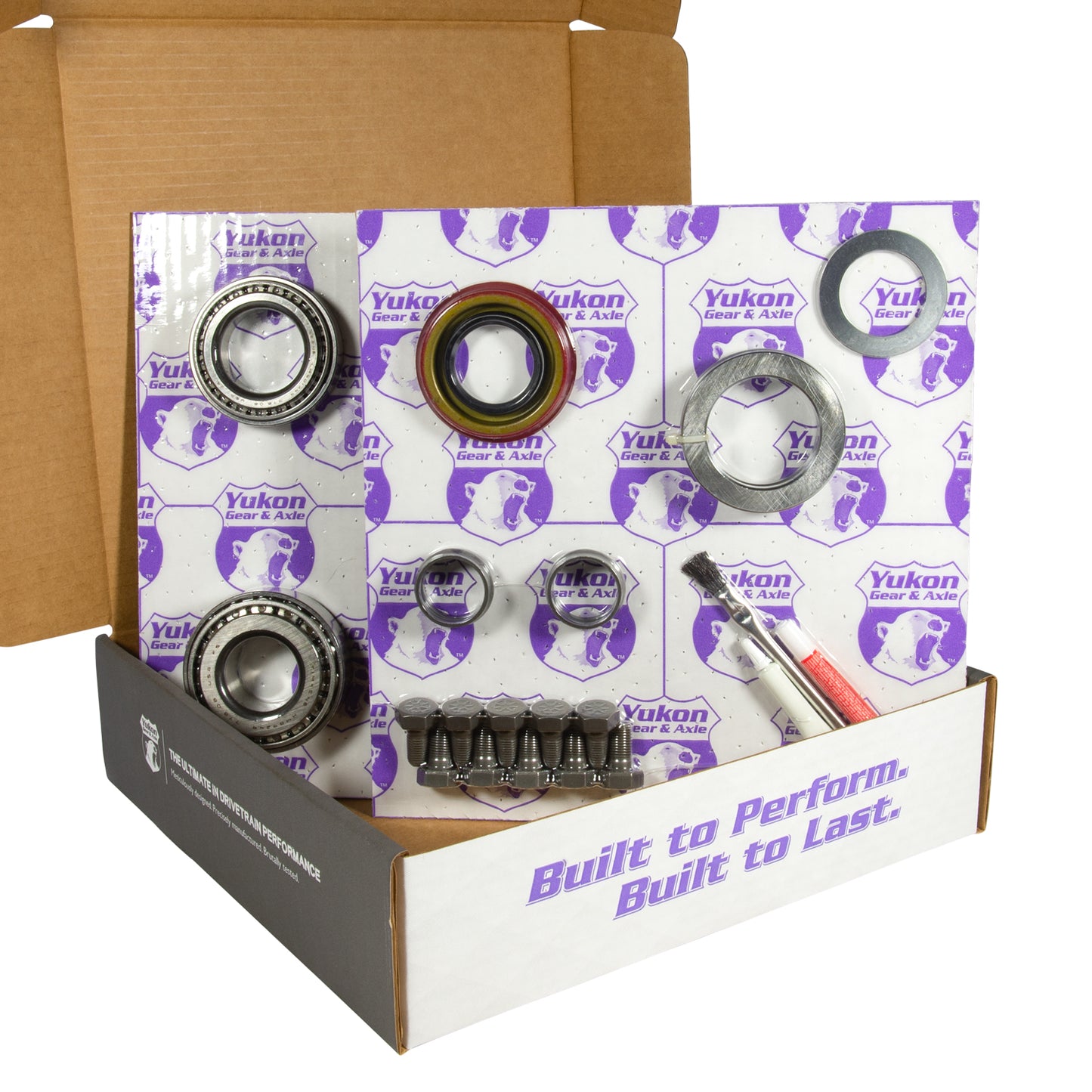 7.5 Inch /7.625 Inch GM 3.08 Rear Ring & Pinion Install Kit 2.25 Inch OD Bearings 7.5 Inch / 7.625 Inch GM 3.08 Rear R&P / Install Kit Package With Ak 1563 Bearings (2.25 Inch Od) '82& Up Yukon Gear & Axle-2