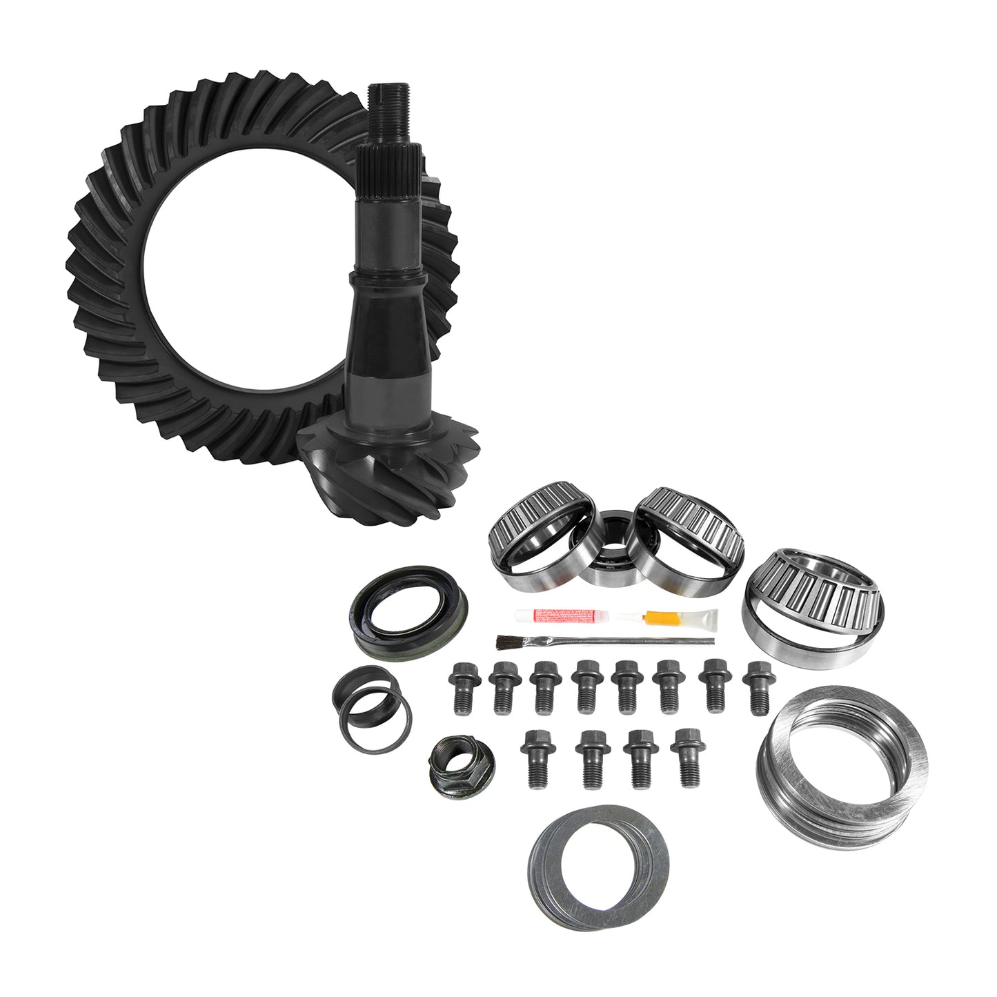 9.5 Inch GM 3.42 Rear Ring & Pinion Install Kit Bearings & Seals 9.5 Inch GM 3.42 Rear R&P / Install Kit Package W/ Bearings & Seals '2014+ 1/2 Ton Trk & Suv Yukon Gear & Axle-6