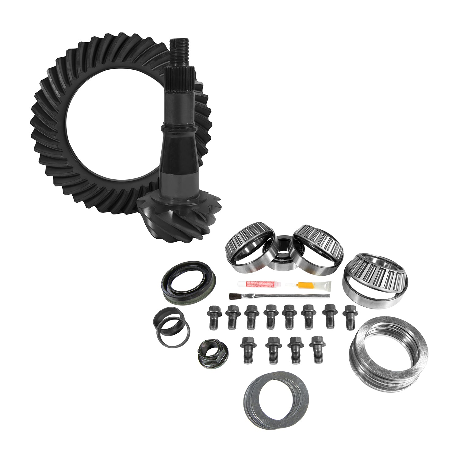 9.5 Inch GM 3.42 Rear Ring & Pinion Install Kit Bearings & Seals 9.5 Inch GM 3.42 Rear R&P / Install Kit Package W/ Bearings & Seals '2014+ 1/2 Ton Trk & Suv Yukon Gear & Axle-6