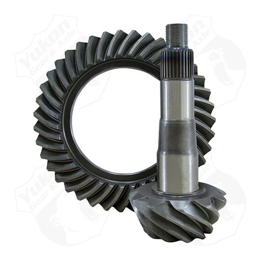 Yukon Gear & Axle High Performance Yukon Ring And Pinion Gear Set For GM Cast Iron Corvette Dropout In A 3.55-3.73 Ratio Yukon Gear & Axle
