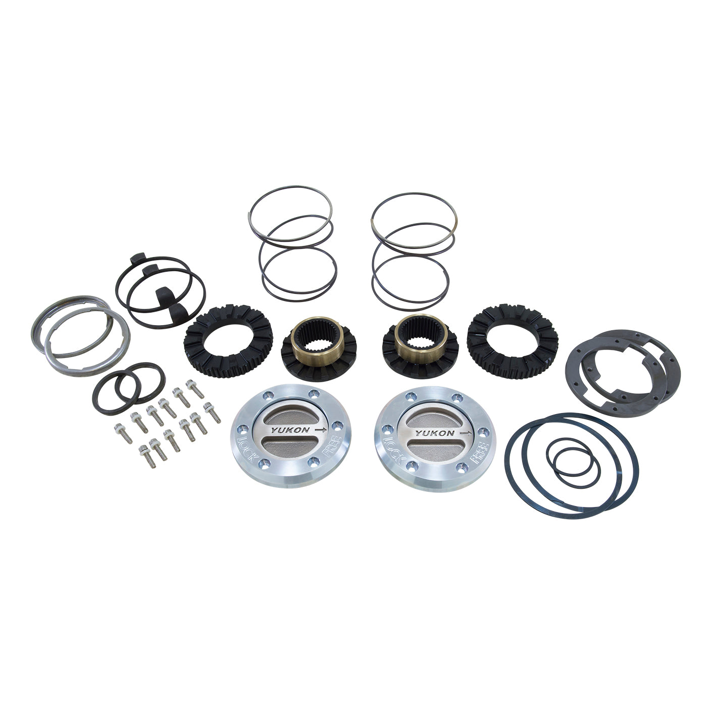 Hardcore Locking Hub Dana 60 35-Spline 79-91 GM/78-97 Ford/79-93 Dodge D60 35 Spline Hardcore Locking Hub Set '79-91 GM '78-'97 F350 Dodge '79-'93 Yukon Gear & Axle