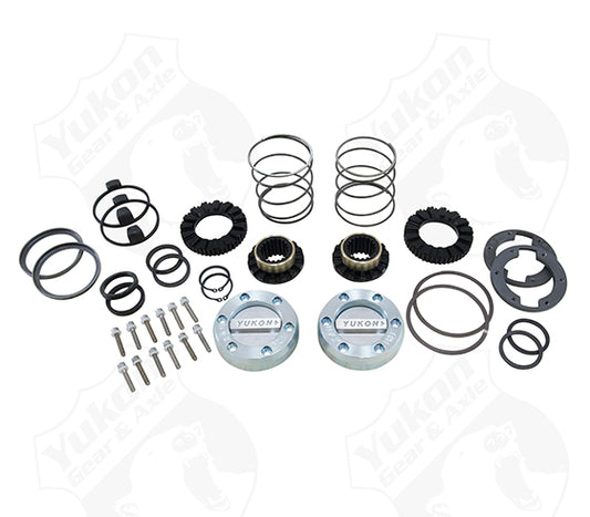 Hardcore Locking Hub Set For GM 8.5 Inch Front And Dana 44 19 Spline Yukon Gear & Axle
