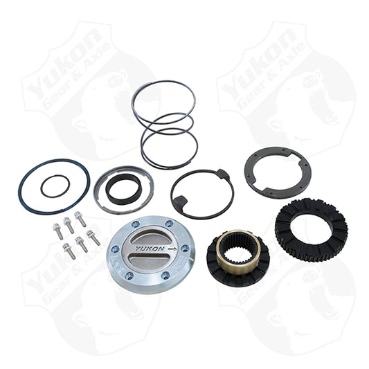 Hardcore Locking Hub Set For 00-08 Dodge 1-Ton Front With Spin Free Kit 1 Side Only Yukon Gear & Axle