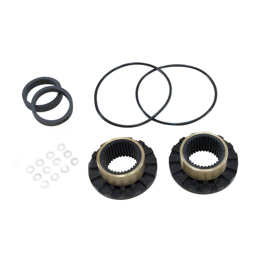 Hardcore Locking Hub 35-Spline Driver D60 Driver Assembly 35 Spline Upgrade Locking Hub Set '75-93 Dodge '77-91 GM '78-97 Ford Yukon Gear & Axle