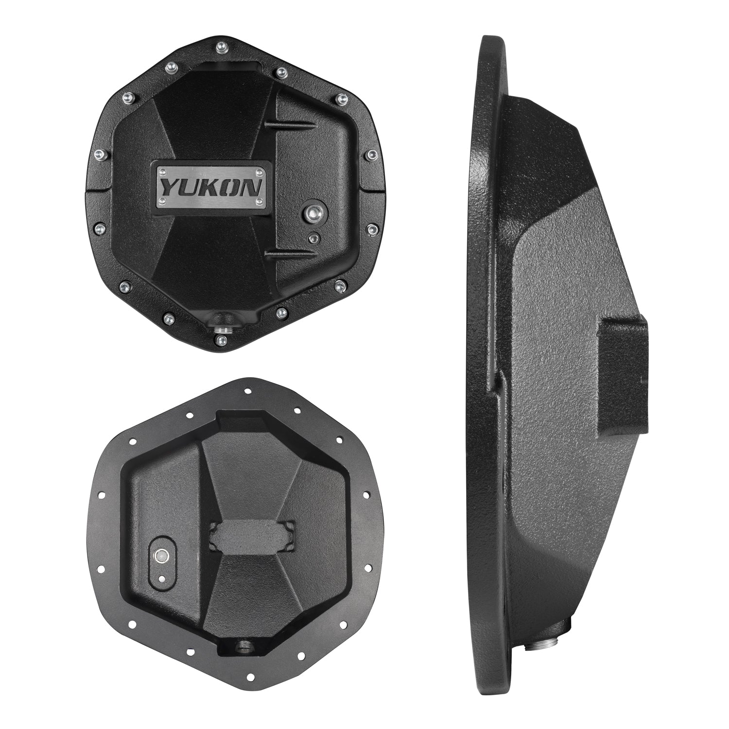 Hardcore Diff Covers For 11.5 & 11.8 GM Dodge RAM Differentials 11.5 Inch & 11.8 Inch AAM Nodular Iron Differential Cover GM Dodge RAM Applications Yukon Gear & Axle-1