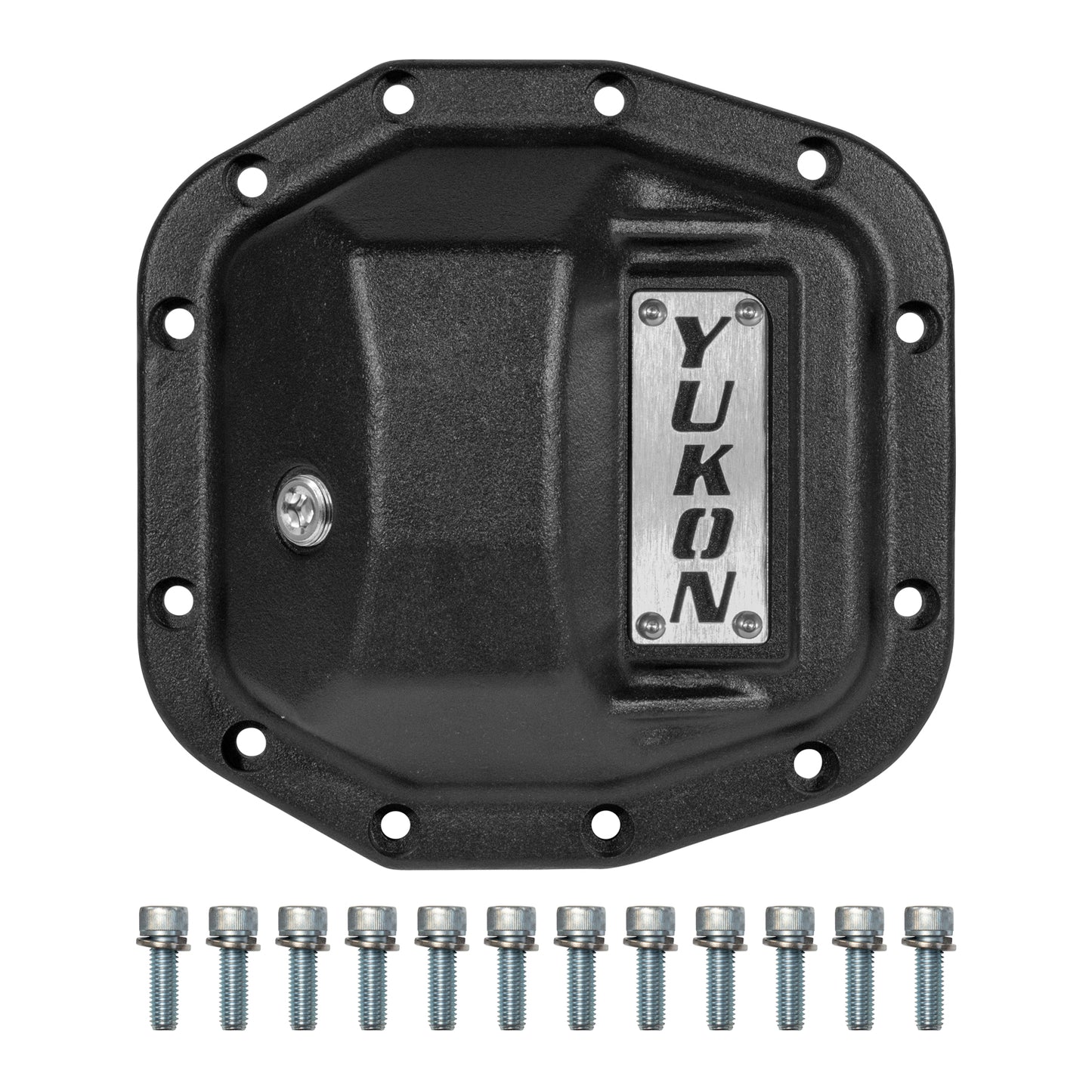 Hardcore Nodular Iron Cover For Jeep Wrangler JL Dana 30 JL D30 (M186) Nodular Iron Differential Cover 12 Bolt Yukon Gear & Axle-6