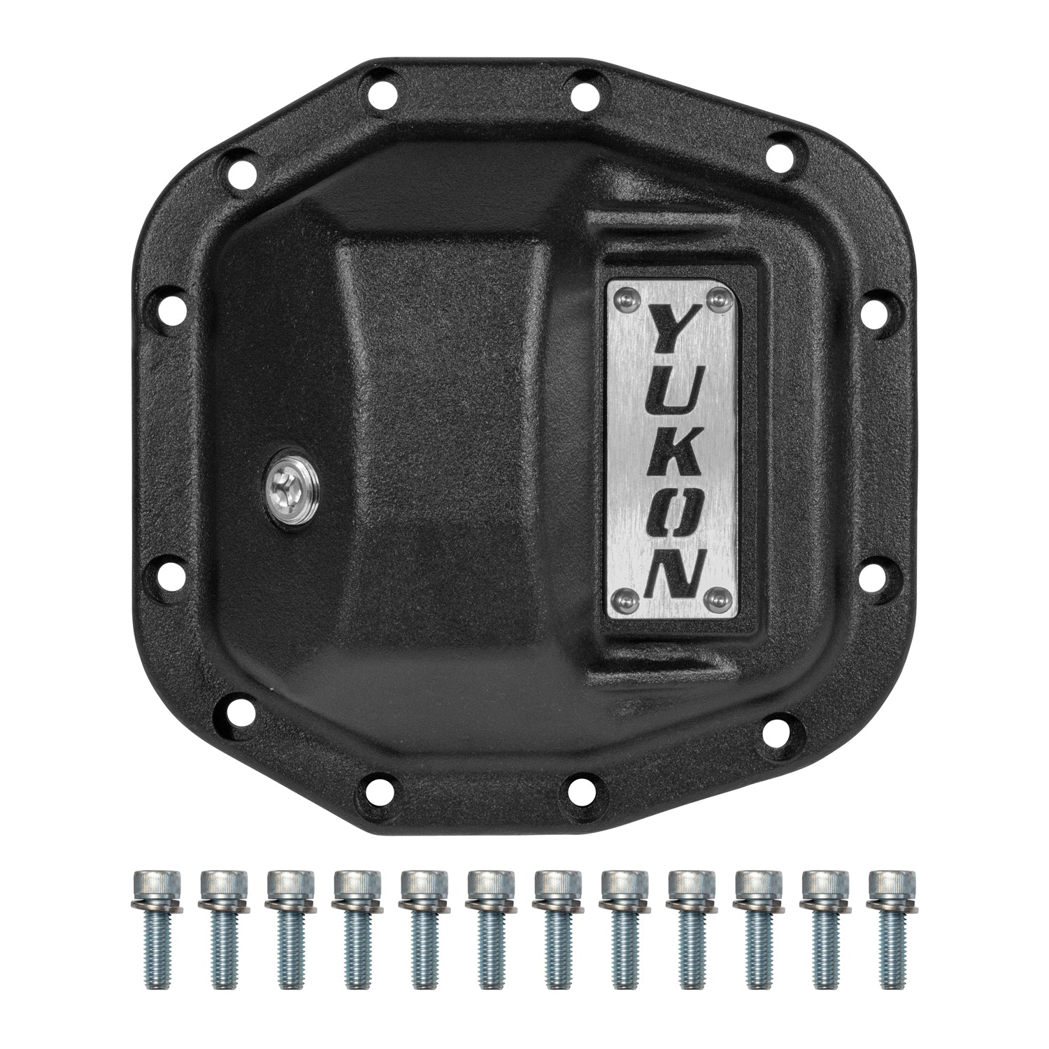 Hardcore Nodular Iron Cover For Jeep Wrangler JL Dana 30 JL D30 (M186) Nodular Iron Differential Cover 12 Bolt Yukon Gear & Axle-6