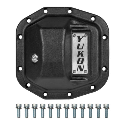 Hardcore Nodular Iron Cover For Jeep Wrangler JL Dana 30 JL D30 (M186) Nodular Iron Differential Cover 12 Bolt Yukon Gear & Axle-6
