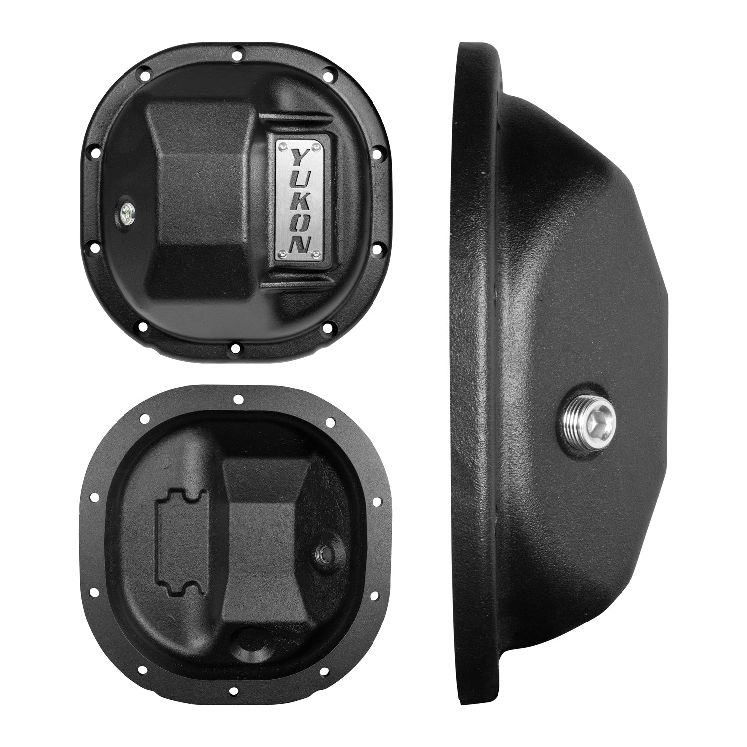 Hardcore Nodular Iron Cover For 8.8 Inch Ford 8.8 Inch Ford Rear Nodular Iron Differential Cover Straight (Not Irs) Yukon Gear & Axle-1