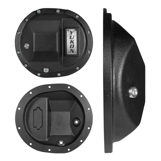 Hardcore Differential Cover For GM 9.5 Inch & 9.76 Inch Rear Differentials GM 9.5 Inch & 9.76 Inch Rear Nodular Iron Differential Cover 12 Bolt 2014+ Yukon Gear & Axle-1