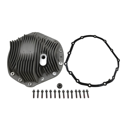 Finned Aluminum Cover For Dodge & GM 11.5 Inch AAM Rear 11.5 & 11.8 AAM Aluminum Finned OEM Dodge Cover W/Fill Plug (Also Fits GM) Yukon Gear & Axle