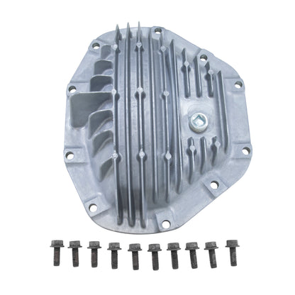 Finned Aluminum Cover For Dana 80 D80 Finned Aluminum Cover W/Bolts & Fill Plug Yukon Gear & Axle