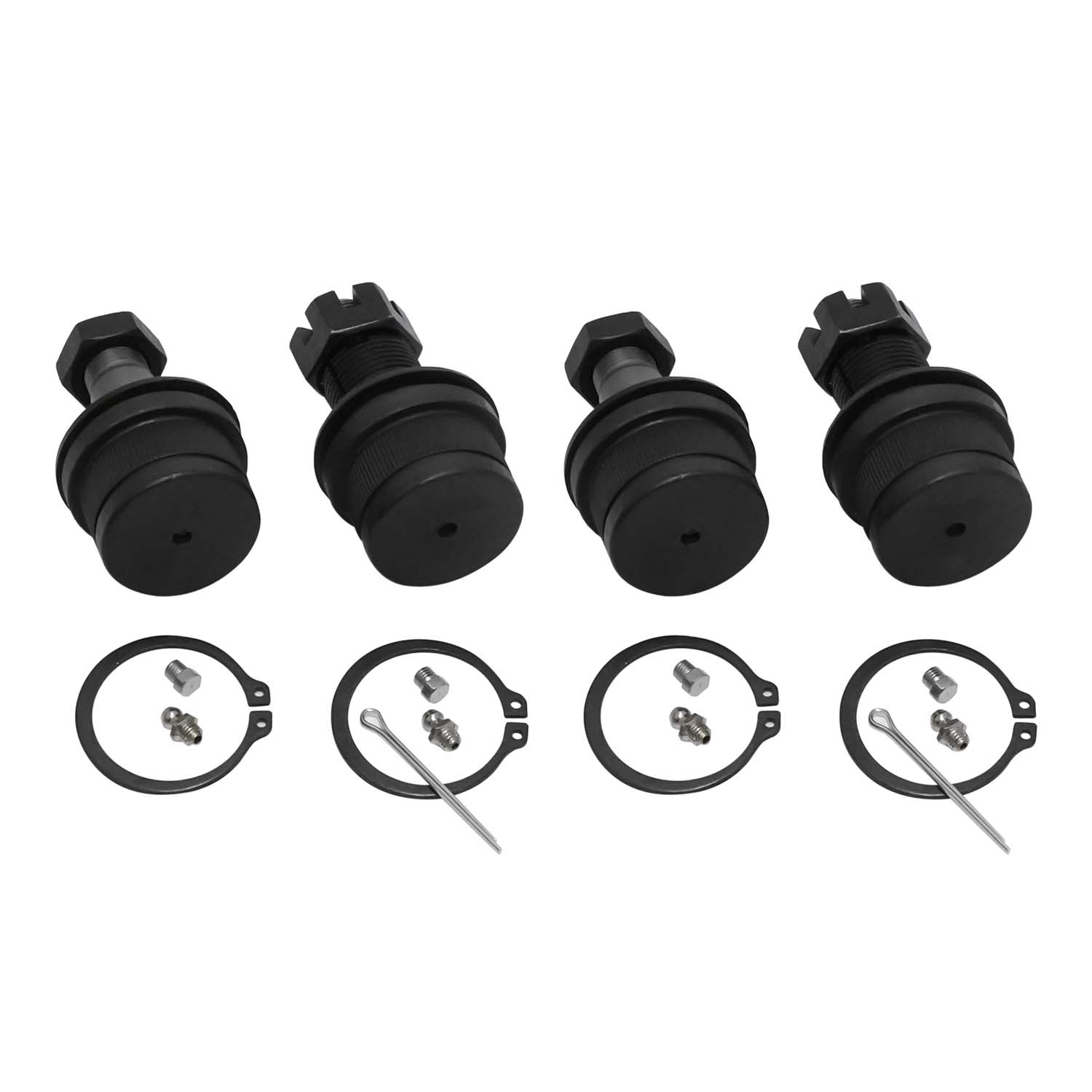Ball Joint Kit For Dana 30/44 & GM 8.25 Inch Front Differentials Both Sides HD Ball Joint Kit D30/D44/8.5 GM (2) Upper & (2) Lower (See Fitment Notes) Yukon Gear & Axle