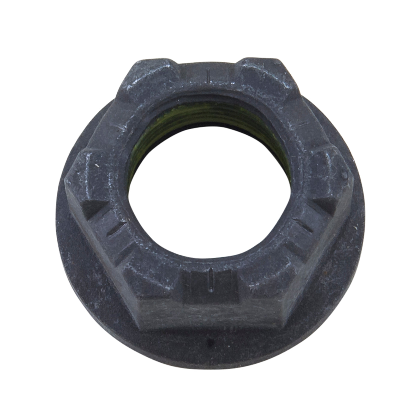Chrylser Fine Spline Pinion Nut For Chrylser 7.25 Inch 8 Inch 8.25 Inch 8.75 Inch And 9.25 Inch 7.25 8.0IFS 8.25 9.25(8.75 Fine Spline)Flanged Locking Pin Nut Chy Yukon Gear & Axle