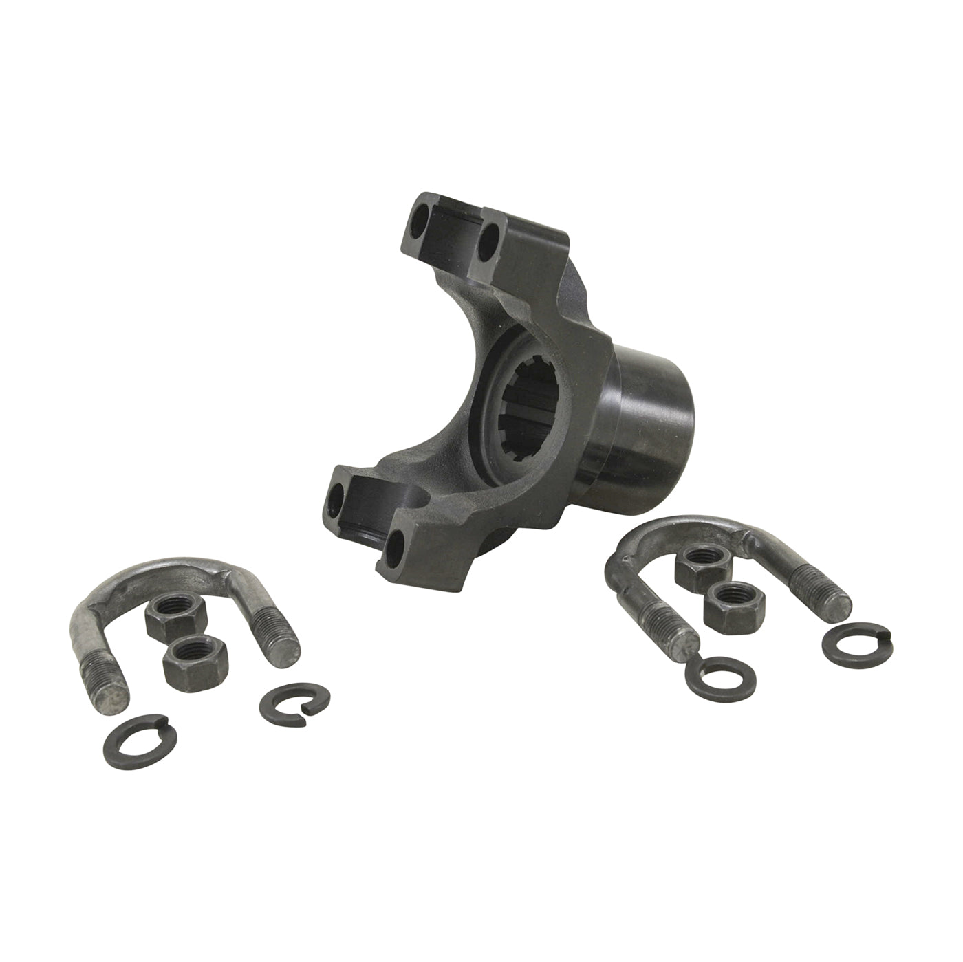 Extra HD Billet Yoke Chrylser 8.75 Inch W/10 Spline Pinion And 1350u-Joint 8.75 Inch Pinion Yoke 10 Spline 1350 Extra HD Billet Coarse (U-Bolt) Yukon Gear & Axle