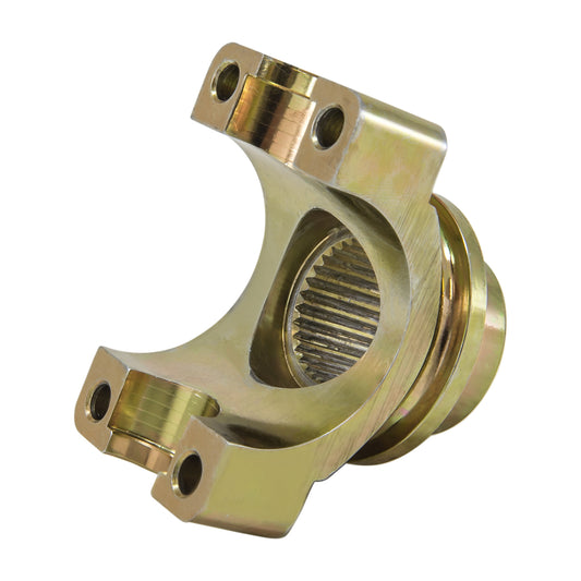 Billet Yoke For GM 12P And 12T With A 1350 U/Joint Size 12P & 12T 1350 Billet Pinion Yoke (U-Bolt) Yukon Gear & Axle