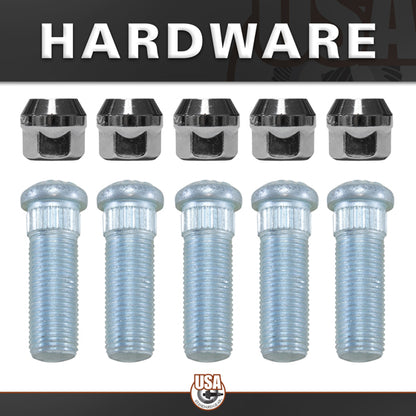 Rear Axle Kit Fits GM 8.5 Inch Diff 30 Spline 5 Lug 33-3/8 Inch Long USA Standard Gear-1