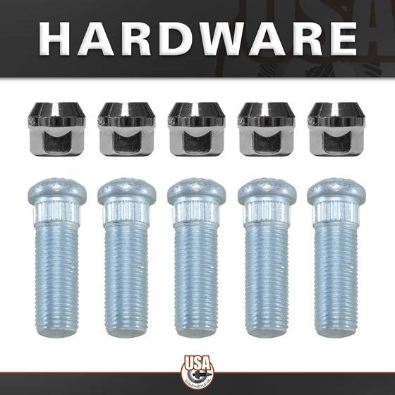 Rear Axle Kit Fits GM 8.5 Inch Diff 30 Spline 5 Lug 31-1/2 Inch Long USA Standard Gear-1
