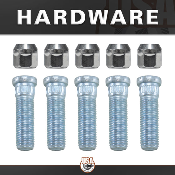 Rear Axle Kit Fits GM 7.5 Inch Diff 28 Spline W/Abs 29-1/8 Inch Long USA Standard Gear-1