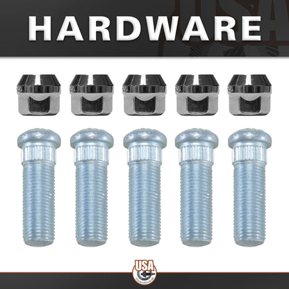 Rear Axle Kit Fits GM 12T 30 Spline 5 Lug 31-7/16 Inch Long USA Standard Gear-1