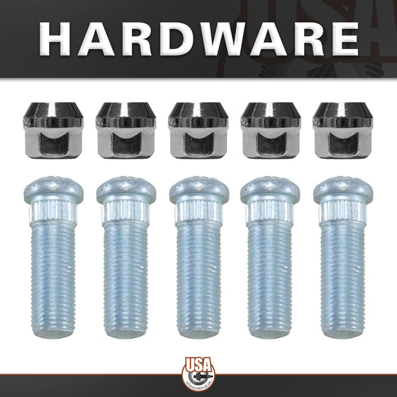Rear Axle Kit Fits GM 12T 30 Spline 5 Lug 31-7/16 Inch Long USA Standard Gear-1